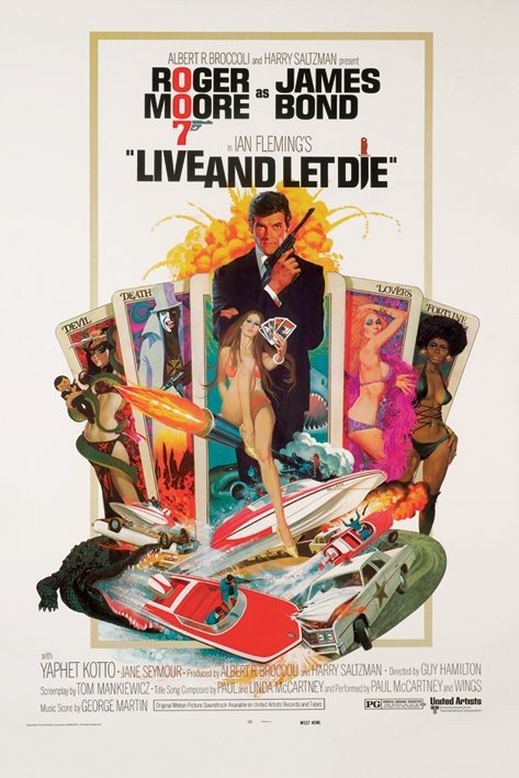 James Bond 007 Live And Let Die Poster Grote Posters Europosters