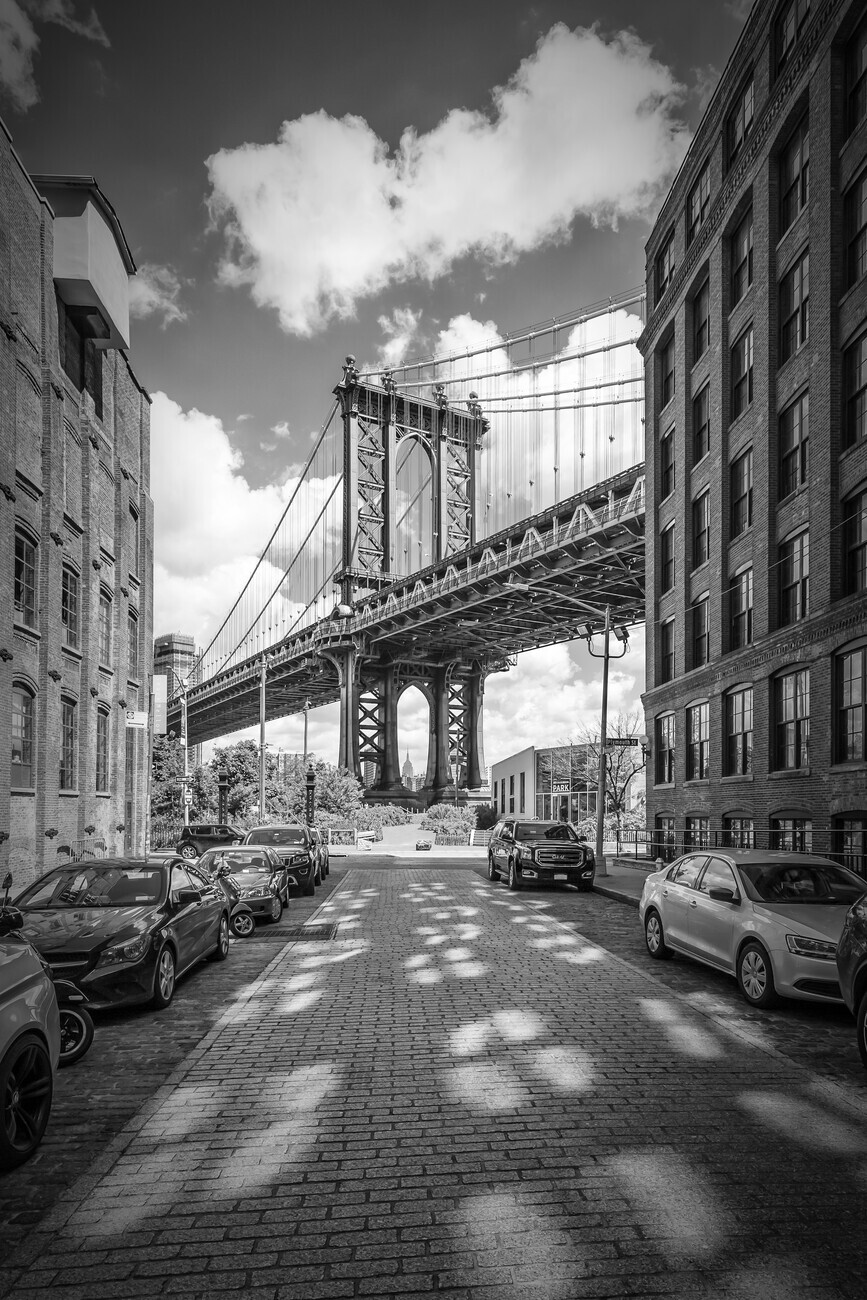 Large Wall Poster Melanie Viola NEW YORK CITY Manhattan Bridge