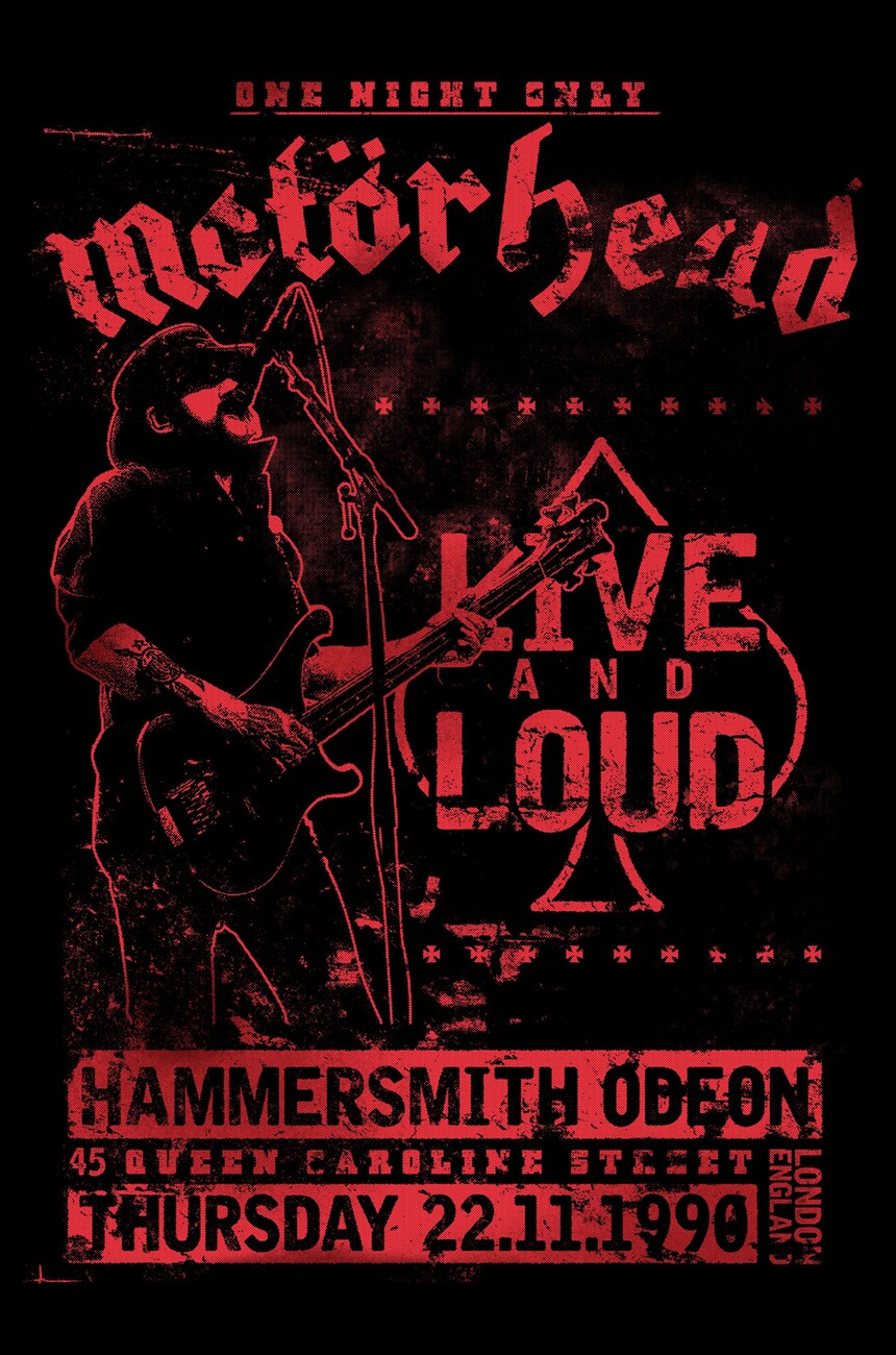 Sabbath Purple Motorhead LIVE & LOUD UK Poster size Press ADVERT 16x12 inches 