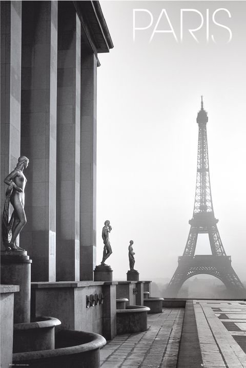 Een deel Onderzoek Uitgang Parijs - Eiffel tower poster | Grote posters | Europosters