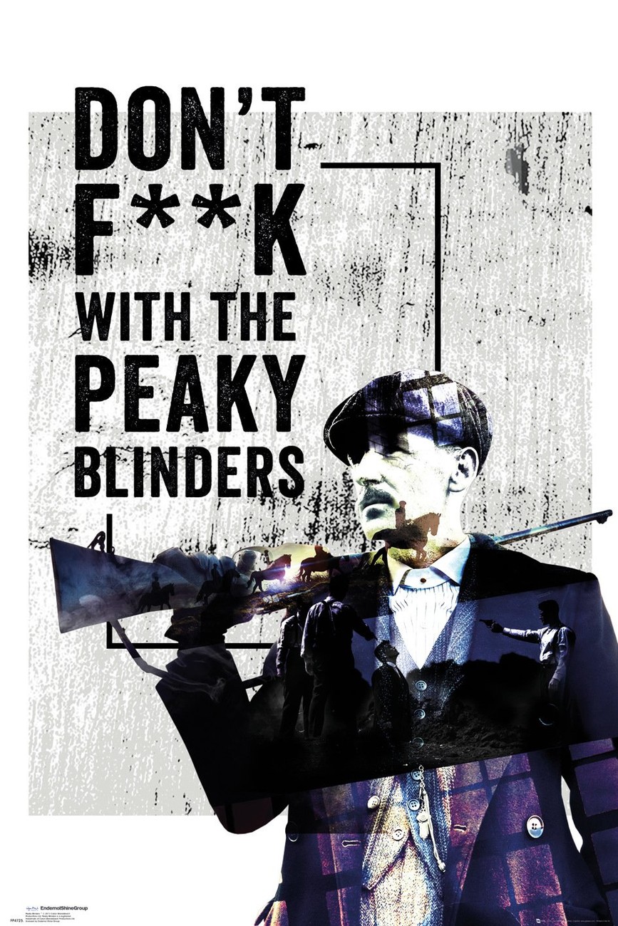 Peaky Blinders Dont Fk With Póster Lámina Compra En Posterses 