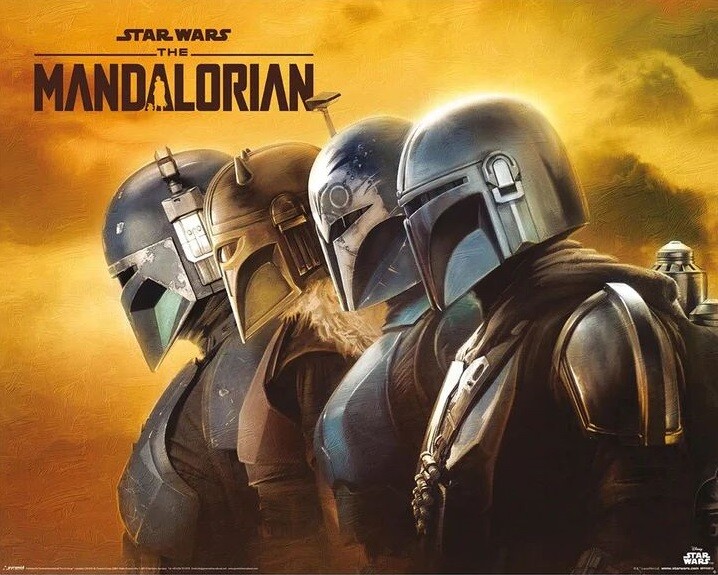 Poster Star Wars: The Mandalorian S3 - The Mandalorian Creed | Wall Art ...