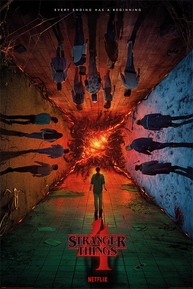 Stranger Things: Season 4 - Every Ending Has A Beginning Póster, Lámina |  Compra en 