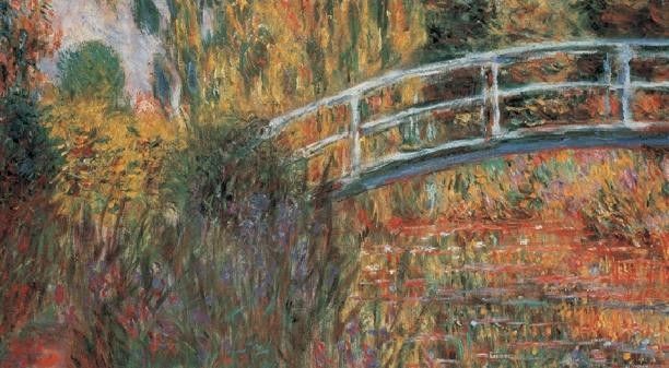 Kunstdruck The Japanese Bridge - The Japanese Footbridge, 1899, Claude ...