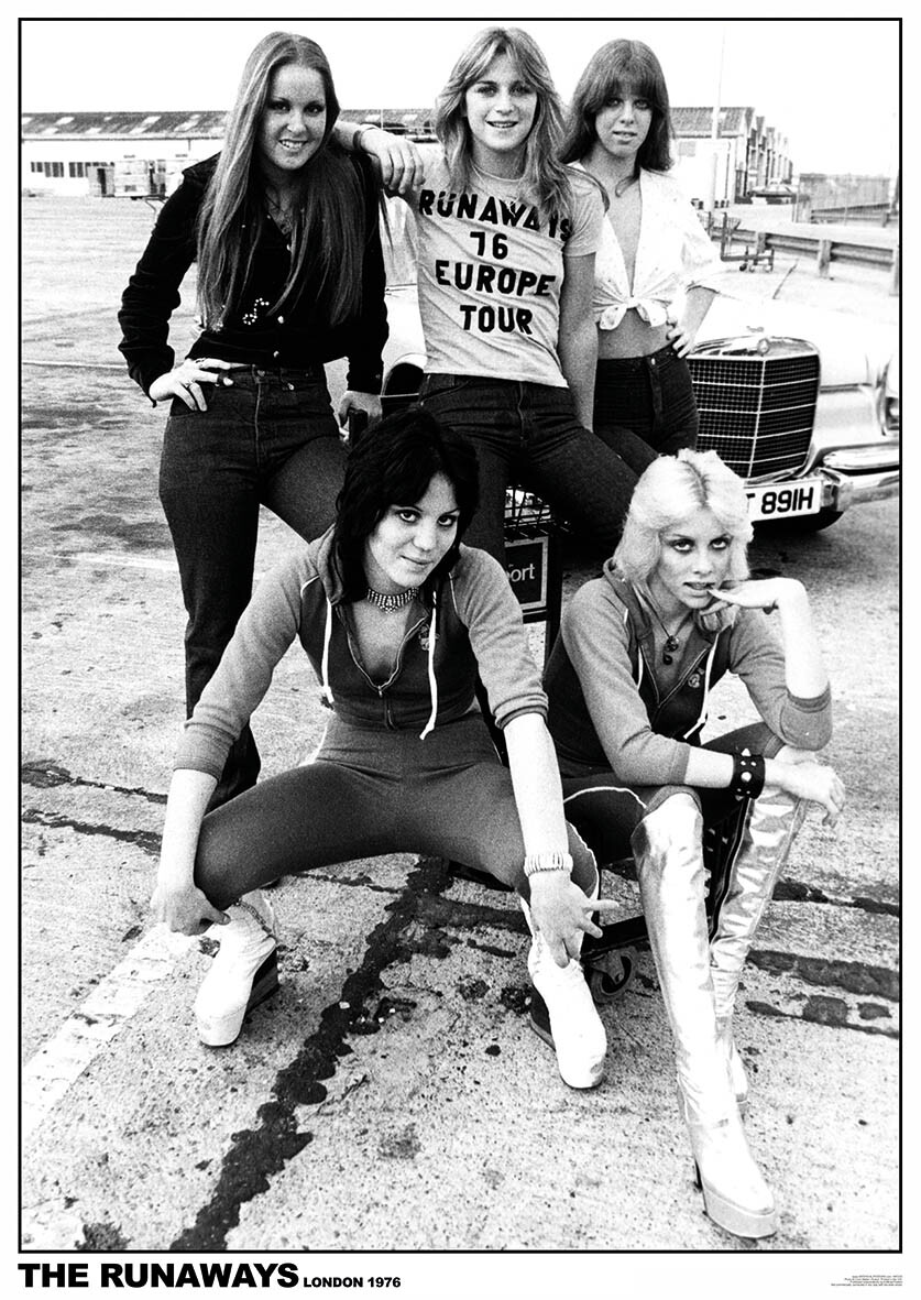vamos a hacerlo electrodo Garganta The Runaways - London 1976 Póster, Lámina | Compra en Posters.es