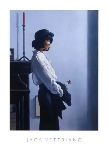 Summer Days - Triptych - Jack Vettriano als Kunstdruck oder Gemälde