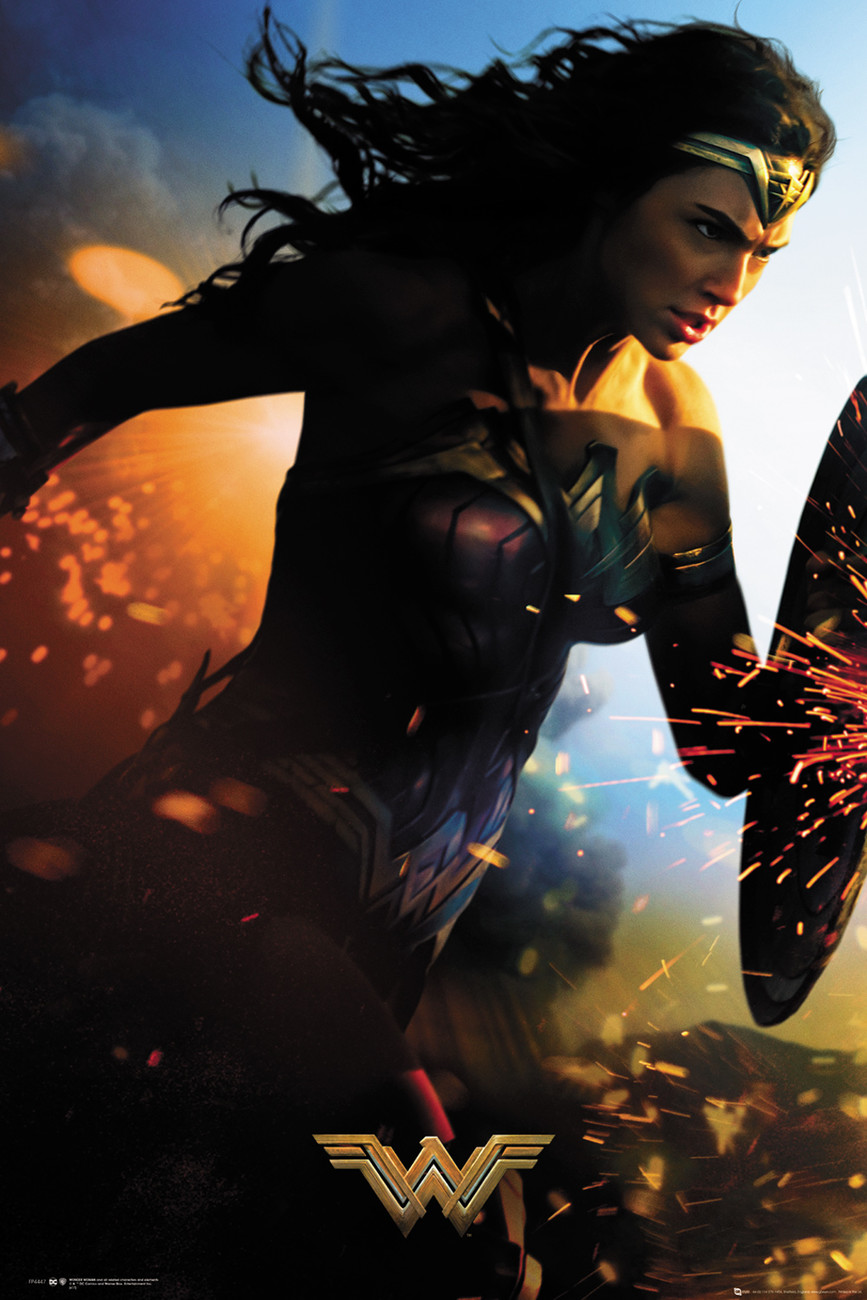 Poster Wonder Woman - Run | Muur posters | 3+1 GRATIS | Europosters