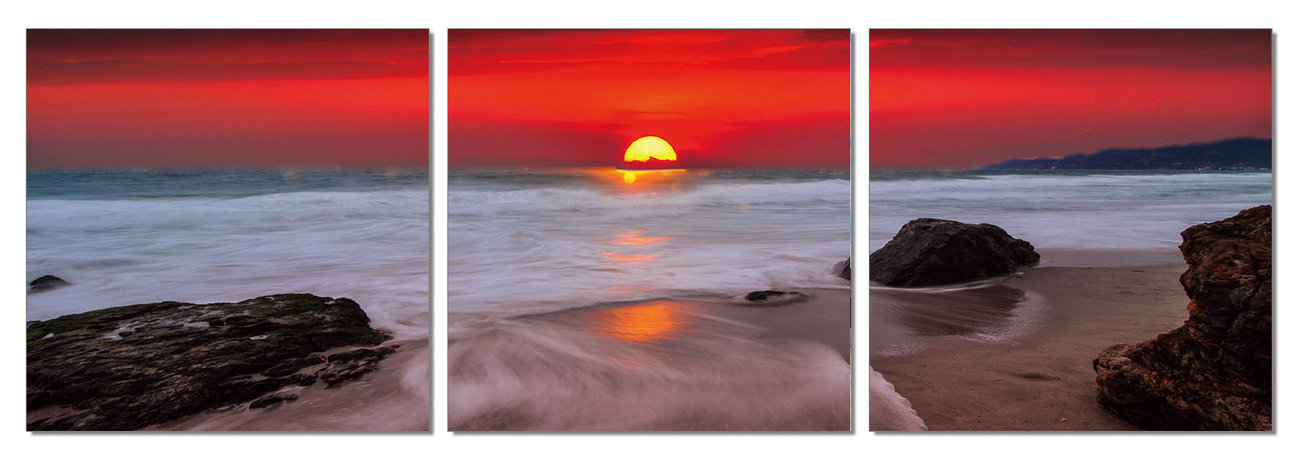 Bilder Wandbilder, EuroPosters Sonnenuntergang - Roter bei