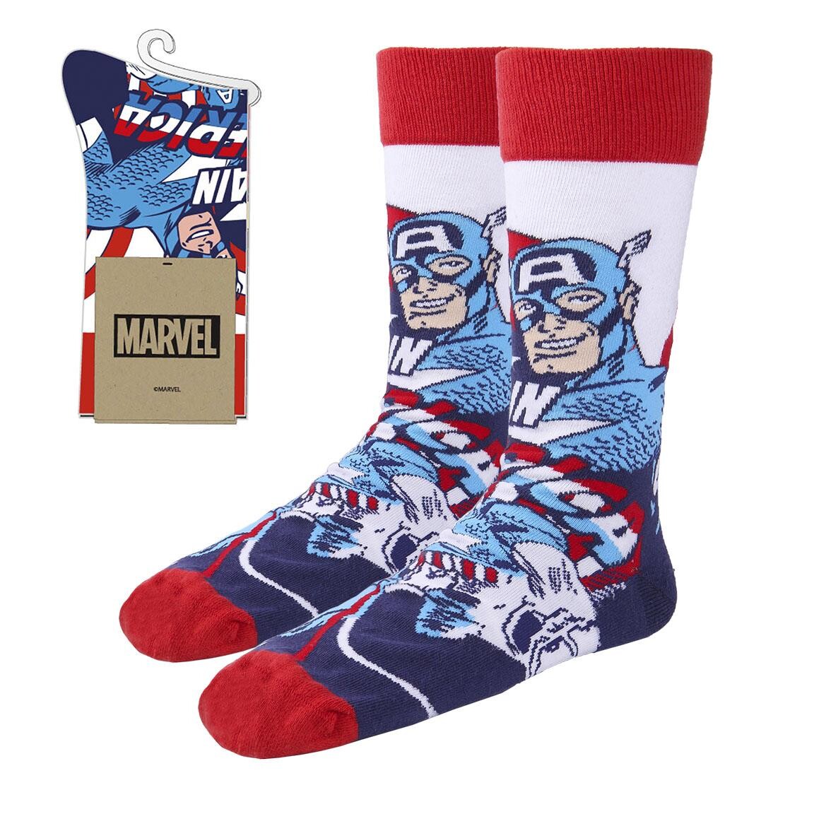 Vertrappen Zwembad Rechtdoor Sokken Marvel - Captain America | Kleding en accessoires voor fans van  merchandise