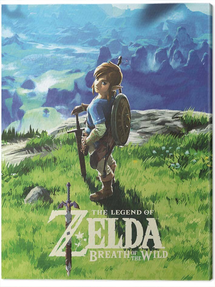 Stampa su tela The Legend of Zelda: Breath of The Wild - View, Decorazioni  murali