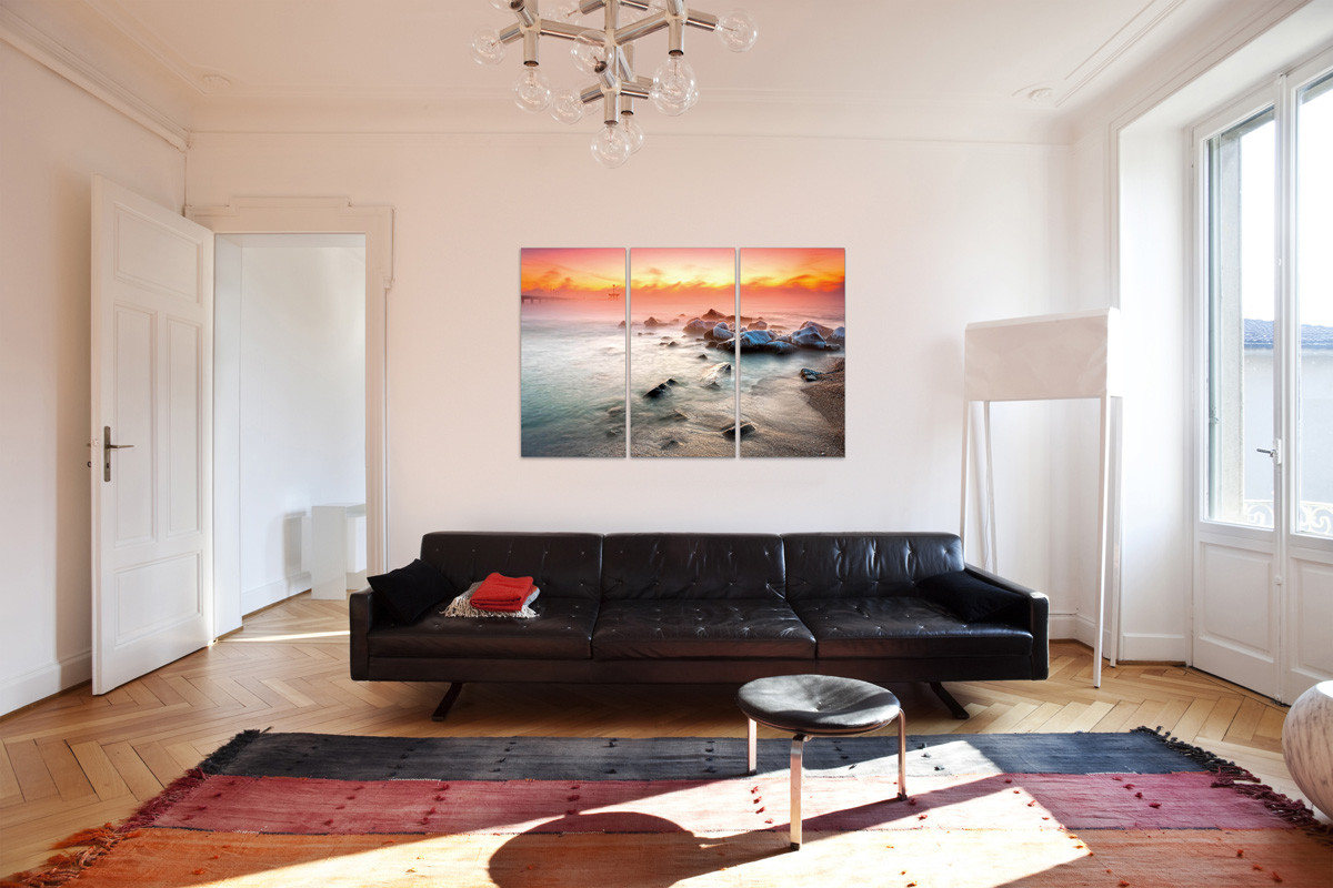 Download Sunset beach laerred vaeg kunst Free HD