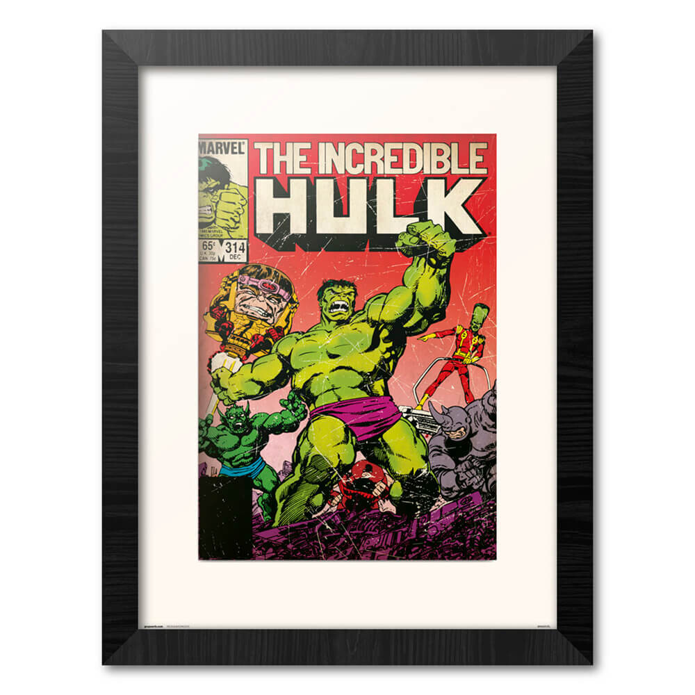 Autocollants Marvel Comics - Hulk Retro | Idées de cadeaux originaux