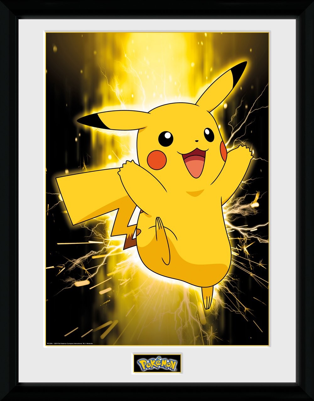 Pokemon - Pikachu Poster encadré, Tableau mural
