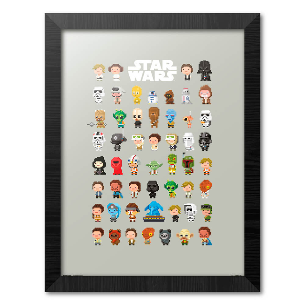 Tableau personnages Star Wars • Tabloide