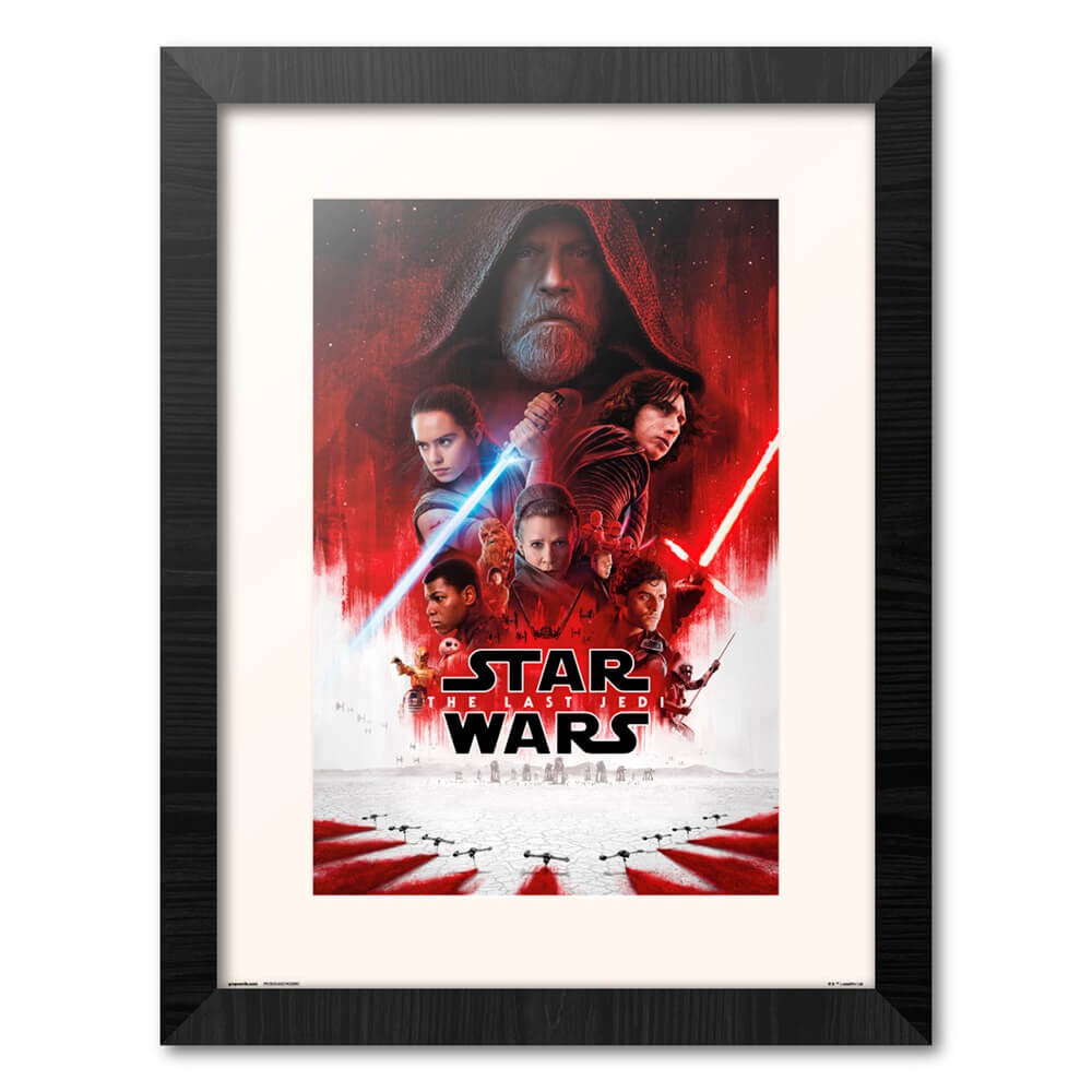 Poster encadré Star Wars: Episode VIII - The Last of the Jedi - One ...