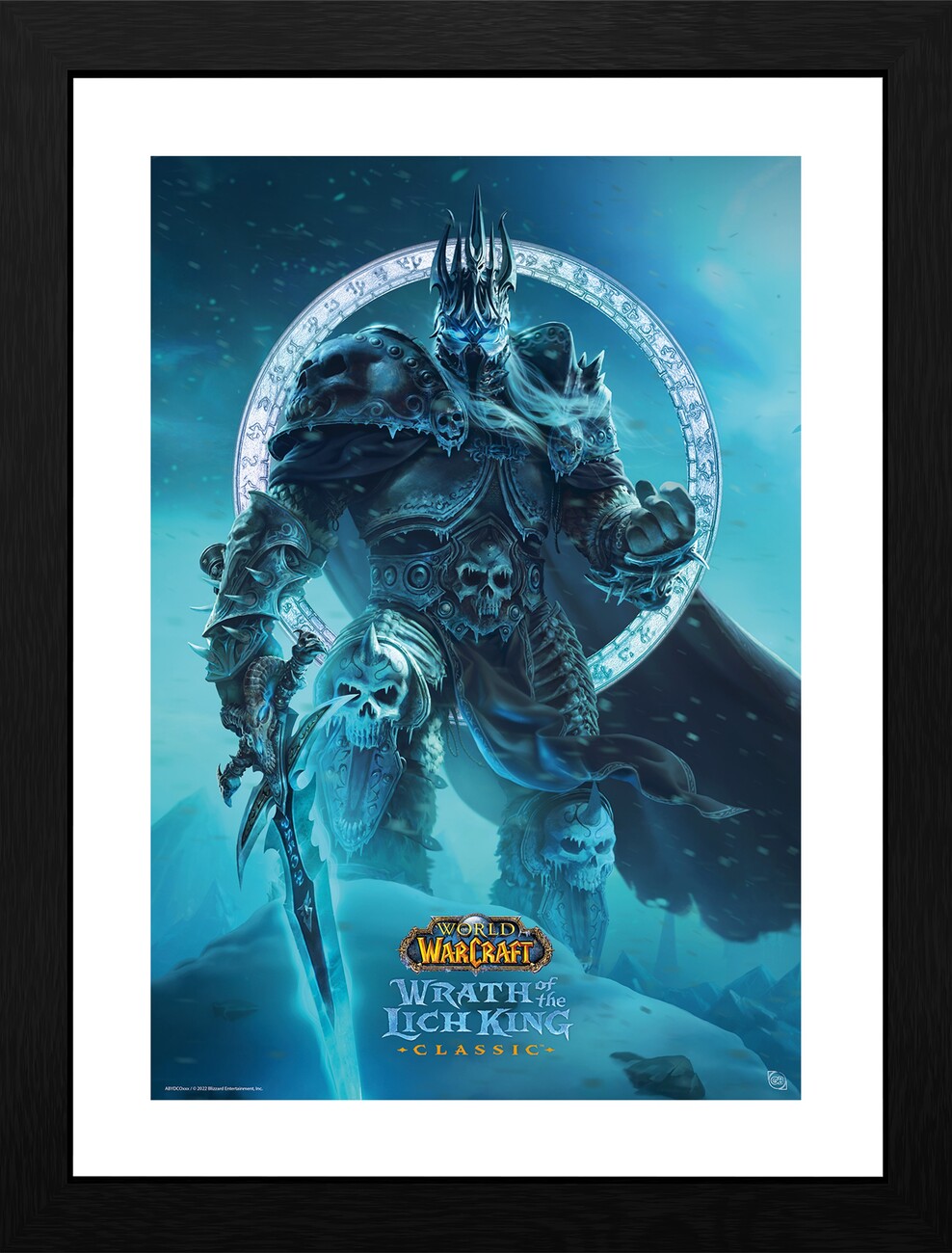 World of Warcraft - Lich King Poster encadré, Tableau mural