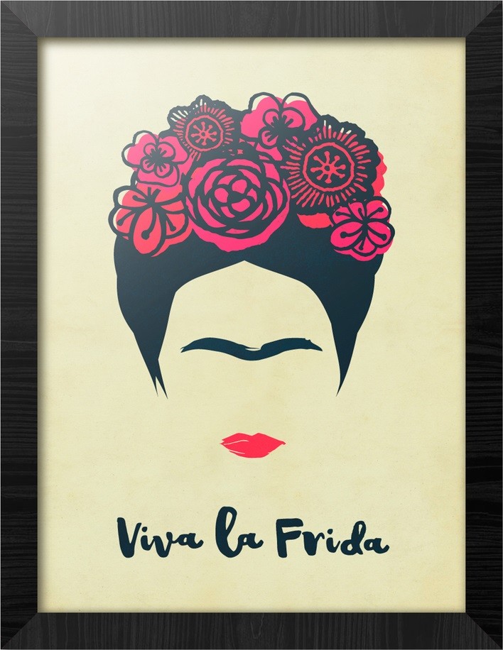 Quadro Di Frida Kahlo Viva La Vida