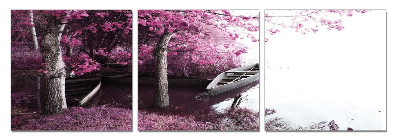 Bay - Trees in Blossoms Tablou