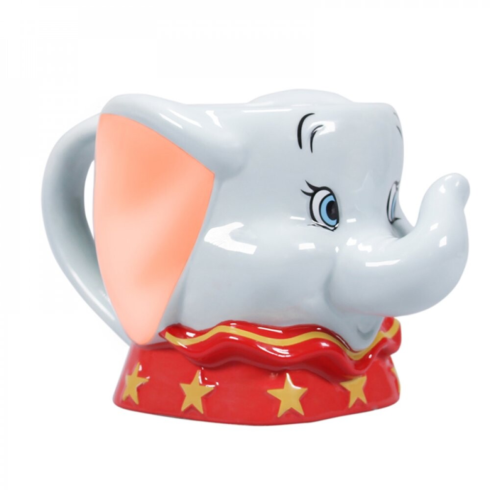 Tazza in Ceramica per tè da caffè di Grandi Dimensioni novità Paladone Tazza Sagomata Disney Dumbo 2019 Modo Unico e Super Divertente per Bere la Tua Bevanda Preferita 