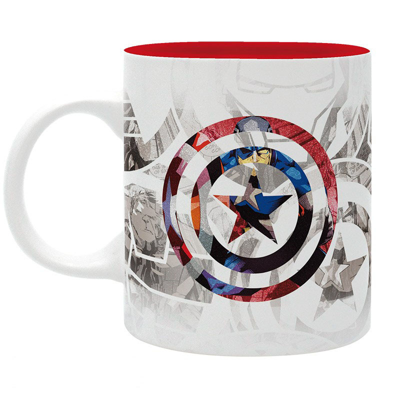 Tazza Marvel - Captain Marvel