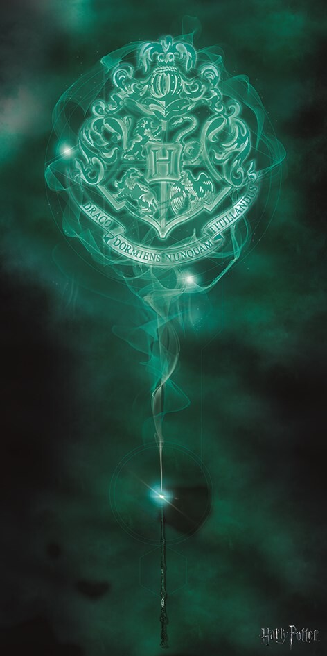 Harry Potter - Hogwarts Crest Patronus Tableau sur toile, Décorations  murales
