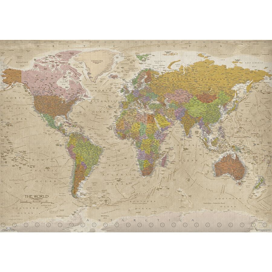 Jigsaw puzzle Vintage World Map | Tips for original gifts