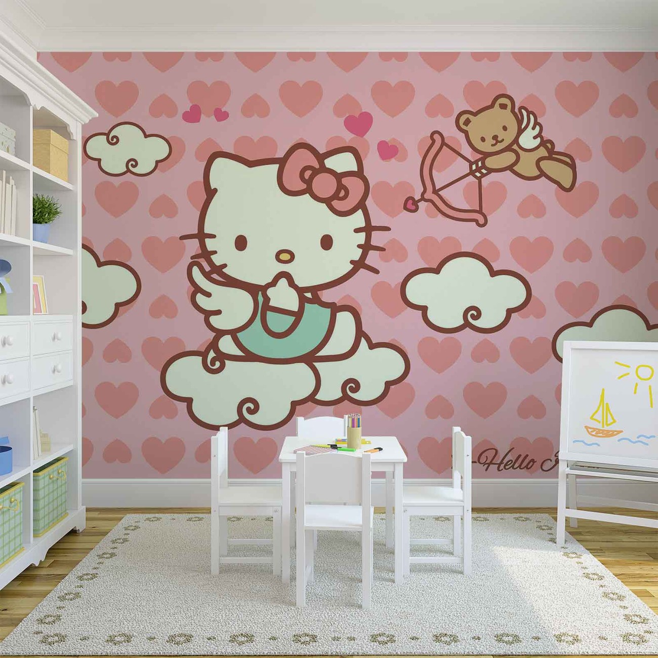 Hello Kitty Wall Paper Mural Buy at EuroPosters