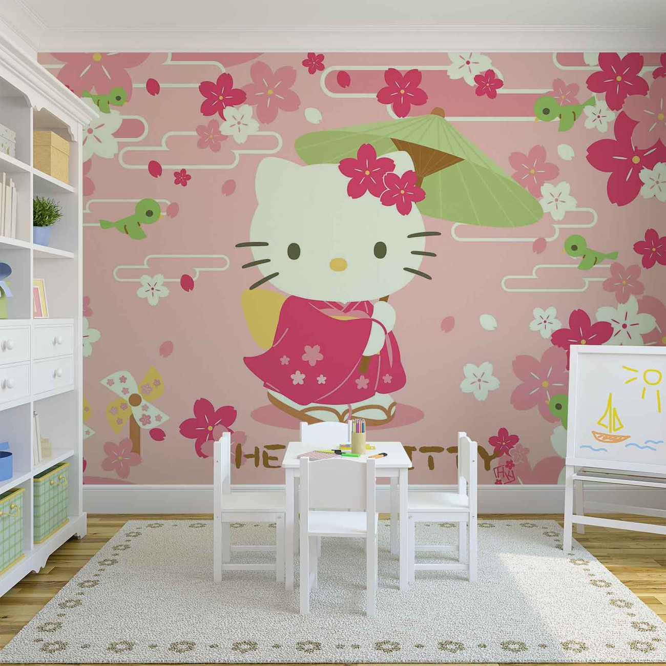 Hello Kitty Wall Paper Mural Buy at UKposters