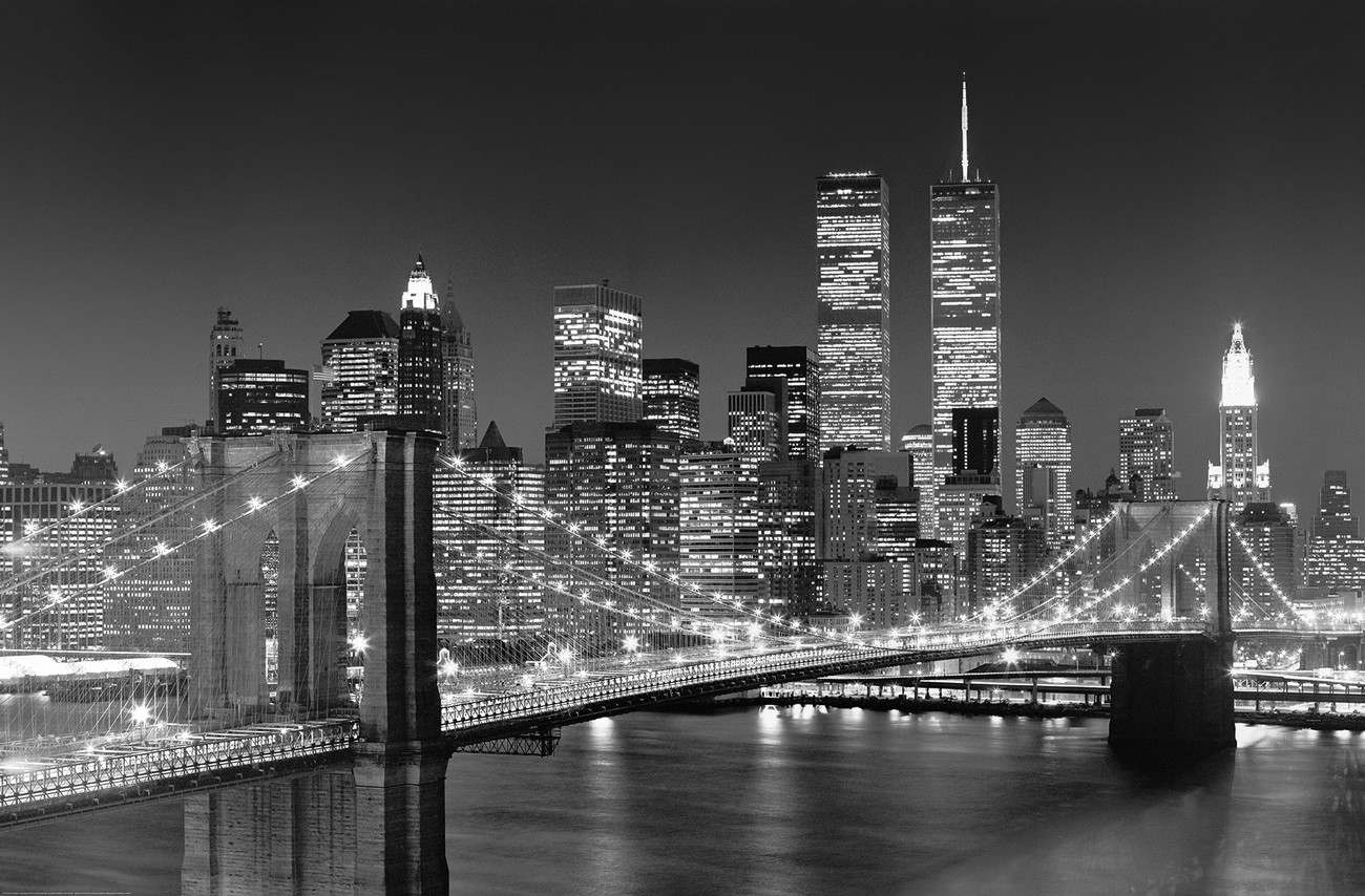 HENRI SILBERMAN – brooklyn bridge Wall Mural | Buy online at UKposters
