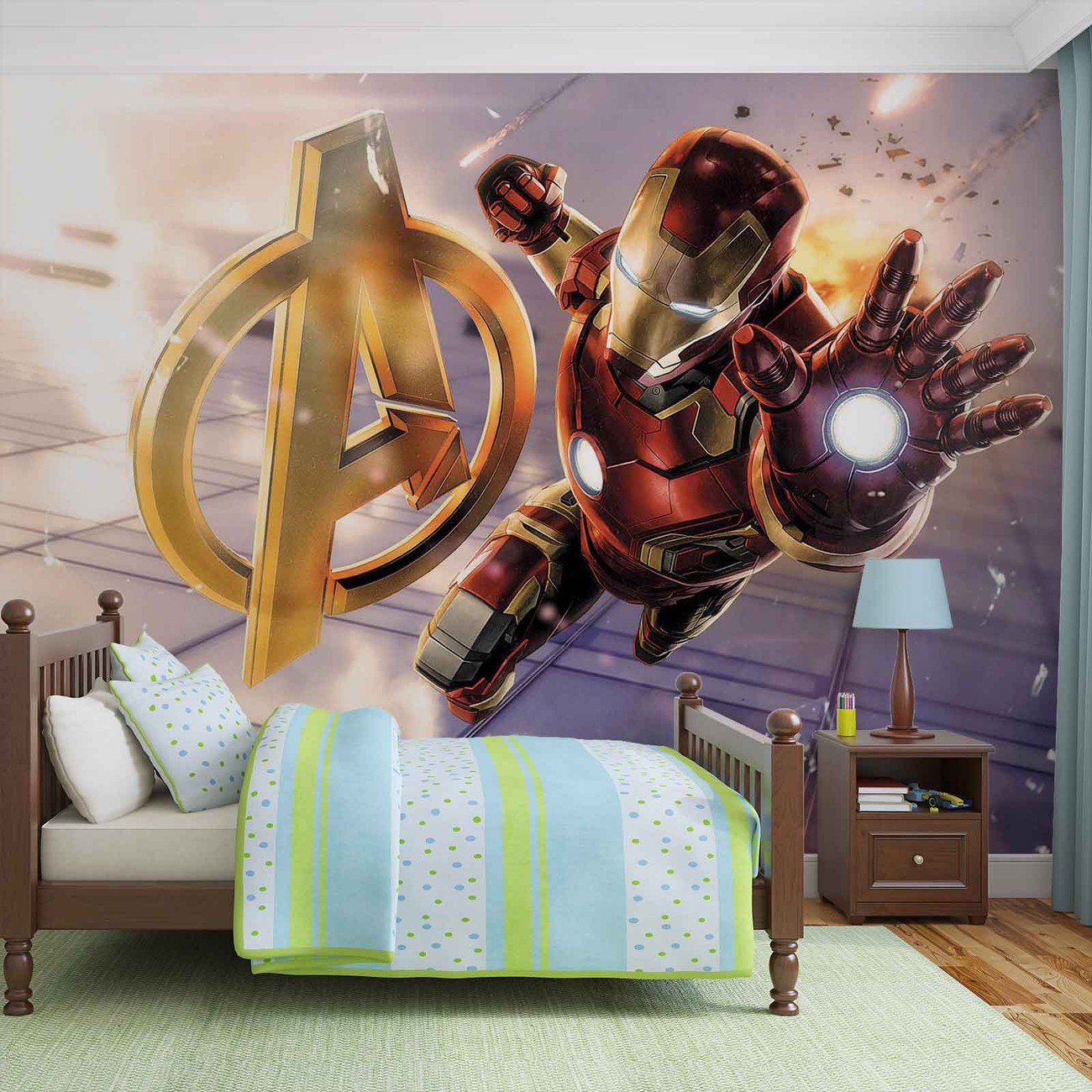 Marvel Avengers Wall Paper Mural Buy at EuroPosters