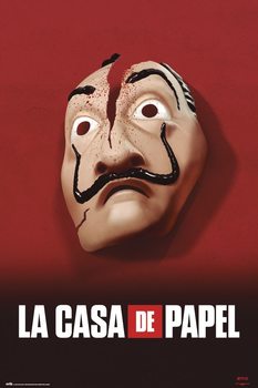 Poster La Casa Di Carta Mask