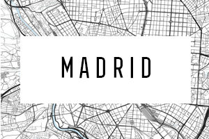 Kort over Madrid