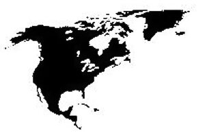 Kart over Nord-Amerika