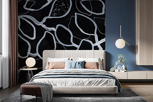Wall murals for the bedroom