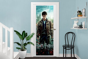 Poster di film sulla porta