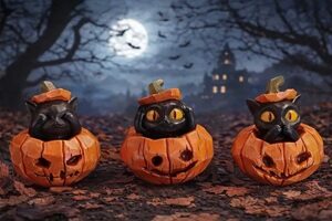 Halloweenské dekorace
