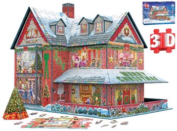 Puzzle 3D Christmas House
