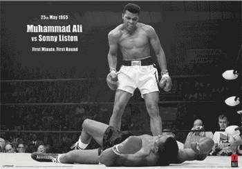 Muhammad Ali - montage 3D Plakat