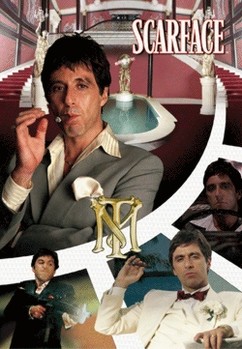 SCARFACE - mansion 3D Plakat