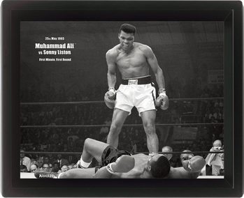 MUHAMMAD ALI 3D plakat indrammet