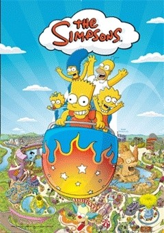 THE SIMPSONS - krustyland 3D Plakat