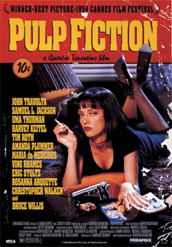 PULP FICTION - one sheet 3D Plakát, 3D Obraz