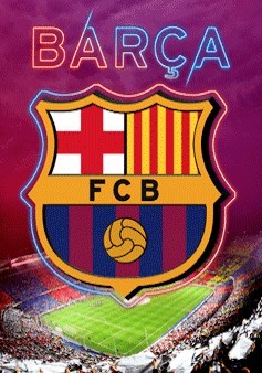Barcelona - crest 3D Poszter
