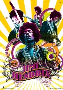 JIMI HENDRIX 3D Poszter