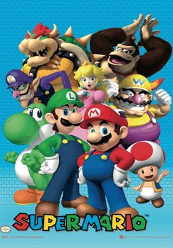 Nintendo - cast 3D Poszter