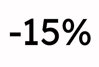 15% sleva