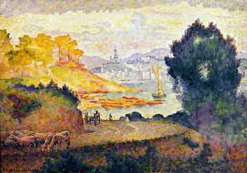 Obraz na plátně A View of Menton, 1899-1900