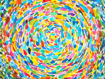 Samolepka abstract colorful spiral artwork spiritual imagine