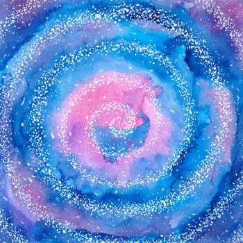Samolepka abstract spiral universe background wallpaper spiritual