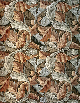 Obraz na plátně Acanthus Wallpaper, designed by William Morris